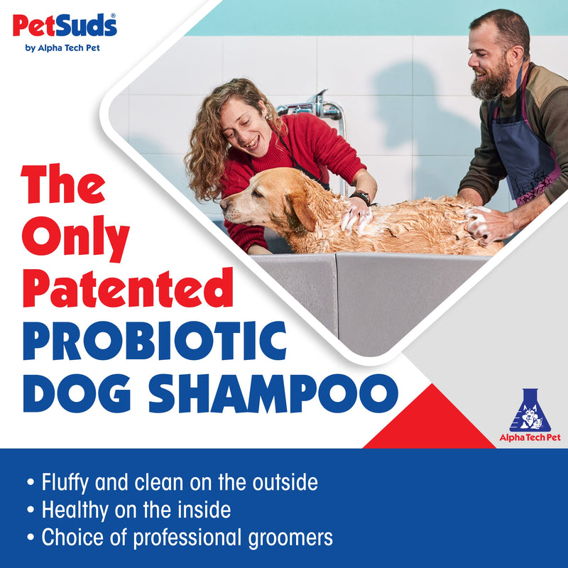 PETSUDS Dog Shampoo, Puppy Shampoo, Dog Conditioner, Sulfate Free Shampoo, Hypoallergenic Dog Shampoo, Sensitive Skin Dog Shampoo, 4 to 1 Concentrate, Lavender Scent, 16 oz. Bottle - BeesActive Australia