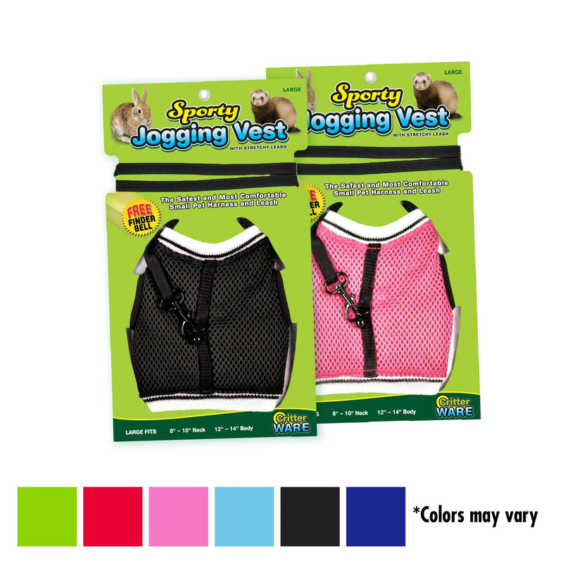 Ware Manufacturing Nylon Walk-N-Vest Pet Harness and Leash for Small Pets Large - BeesActive Australia