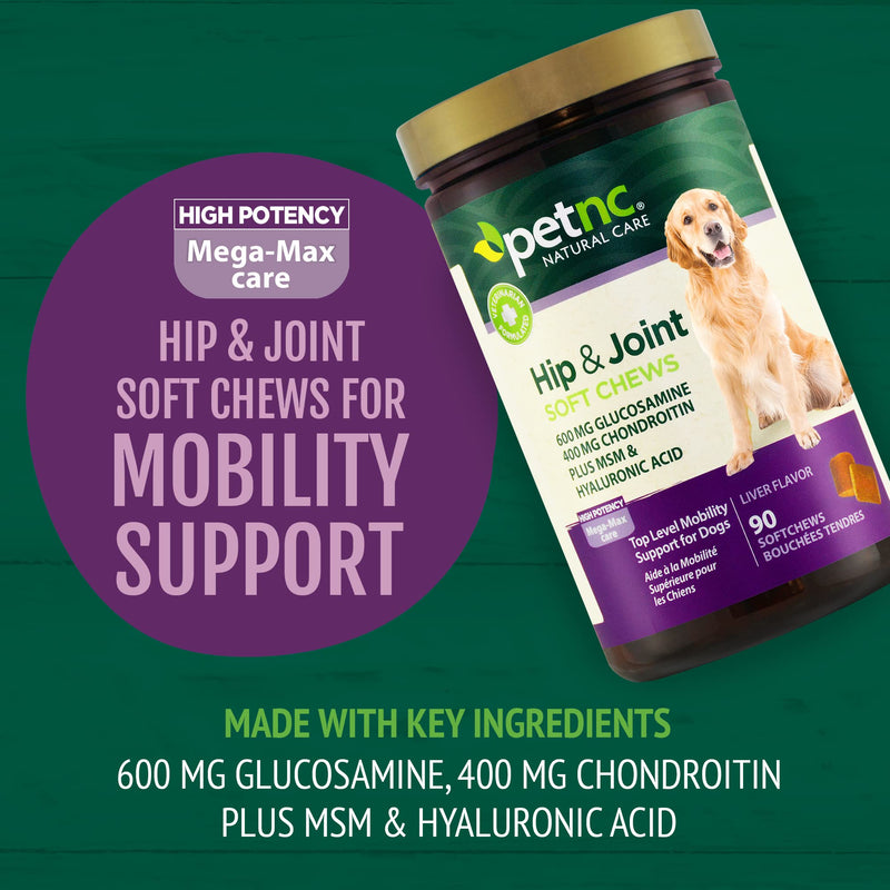 PetNC Natural Care Hip & Joint Mega Soft Chews - BeesActive Australia