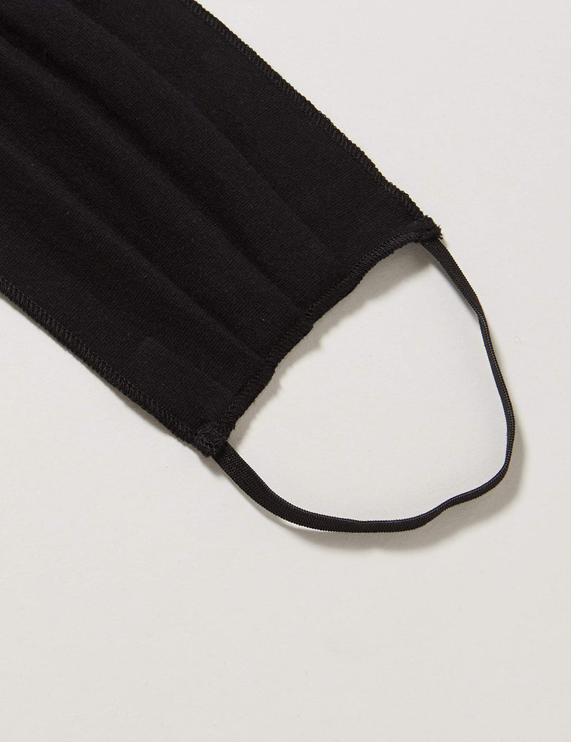 Oscar Apparels Reusable Face Mask, 100% BCI Cotton with Elastic Loop, Adult (10 Pack) One Size (Pack of 10) Black - BeesActive Australia