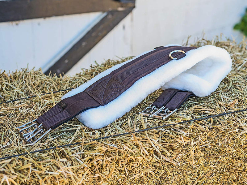[AUSTRALIA] - Intrepid International Fleece English Pony Girth with Double Elastic 34 