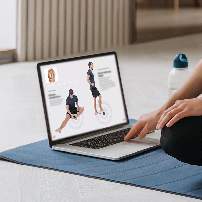 BODYMATE Trigger Point Activator Massage Set - Set of 3 Different Hand-held Massagers with a Holder for use on Flat Surfaces - BeesActive Australia