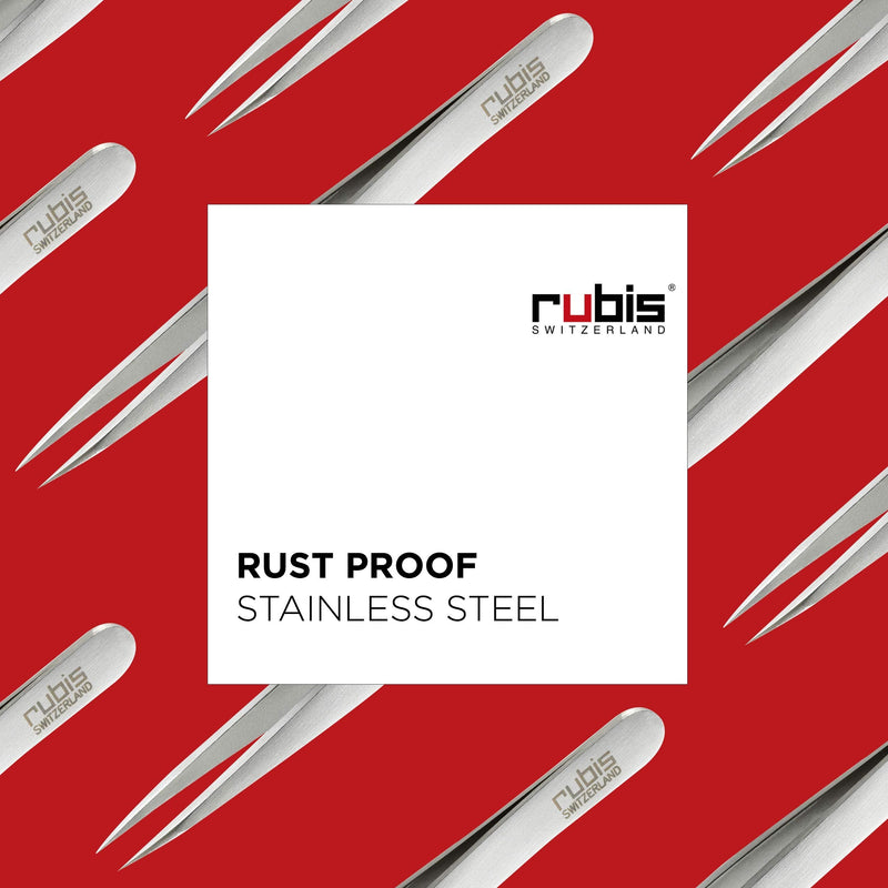 Rubis Pointer Tweezer, Classic 1K002,Rubis Switzerland Swiss Made World Renowned Precision - BeesActive Australia