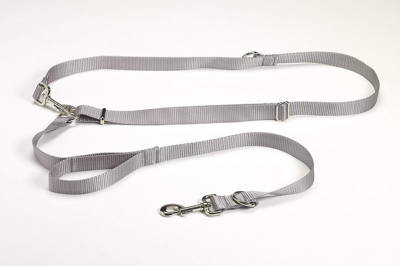 HK-9 Designs Hands Free Leash for Hiking, Walking, Running. Adjustable in Length and Over Your Shoulder, Comfortable for Your Heights and Your Dog Size. with Unique Traffic Handle for Better Control. Black - BeesActive Australia