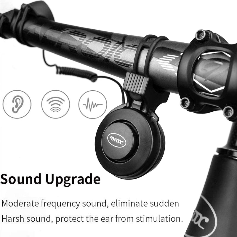 KEWAYO Electric Bike Horn Electronic Bicycle Bell 80~130 DB Waterproof 3 Sound Modes with Rechargeable Battery - BeesActive Australia