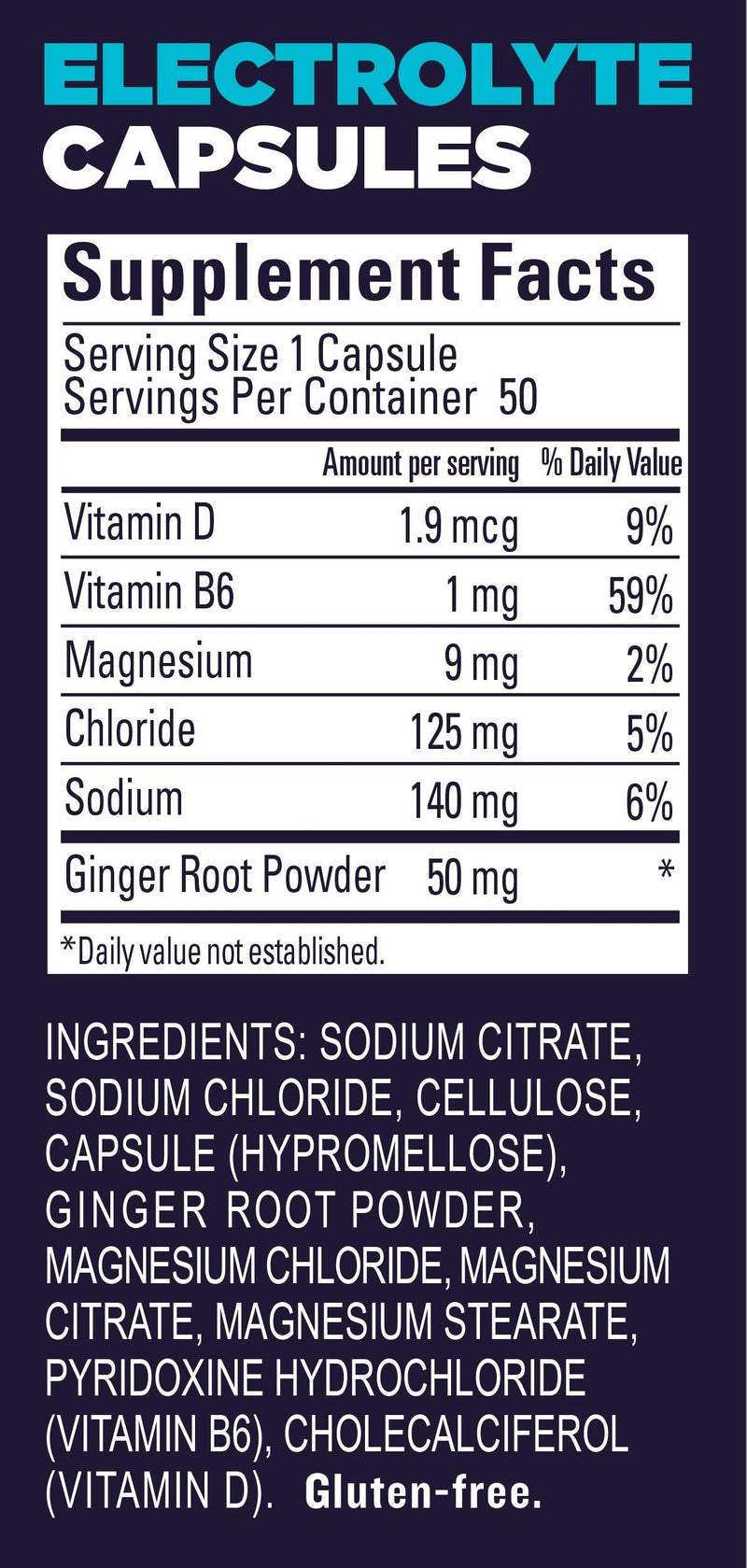 GU Energy Roctane Ultra Endurance Electrolyte Capsules, 50-Count Bottle - BeesActive Australia