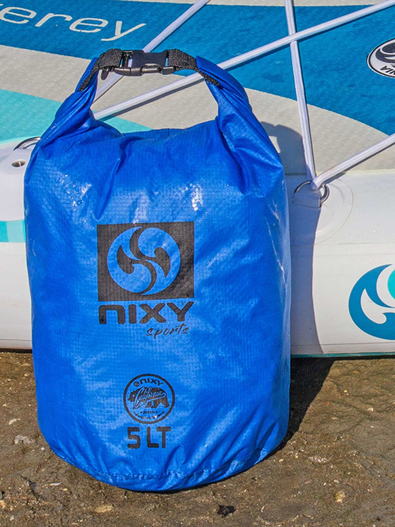 NIXY Waterproof Dry Sack Ultralight 5L/10L/20L, Keep Gear Dry for Paddle boarding, Kayaking, Backpacking, Camping, Boating, Swimming, Outdoors-Roll Top Ripstop Nylon (Blue, 5L) Blue - BeesActive Australia