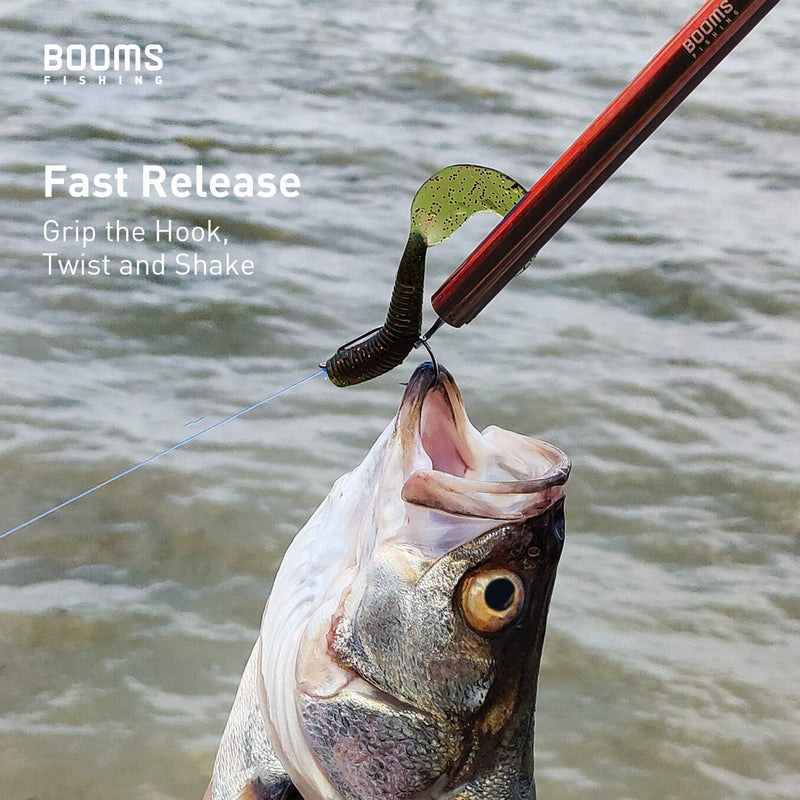 [AUSTRALIA] - Booms Fishing R2 Hook Remover Squeeze-Out Fish Hook Tools 3 Colors Available 10inches Red 