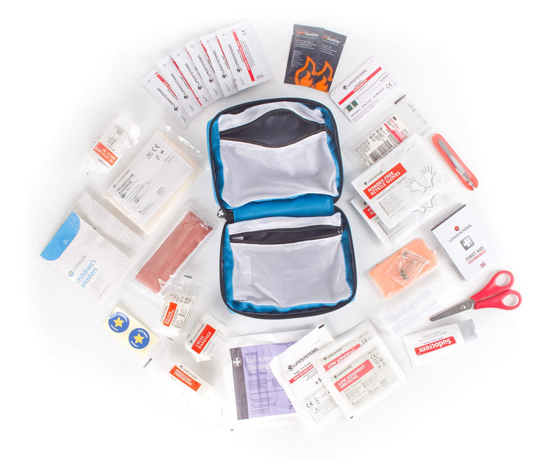 LittleLife Family First Aid Kit With CE Certified Contents, Ideal For Home And Family Holidays To Treat Common Injuries - BeesActive Australia