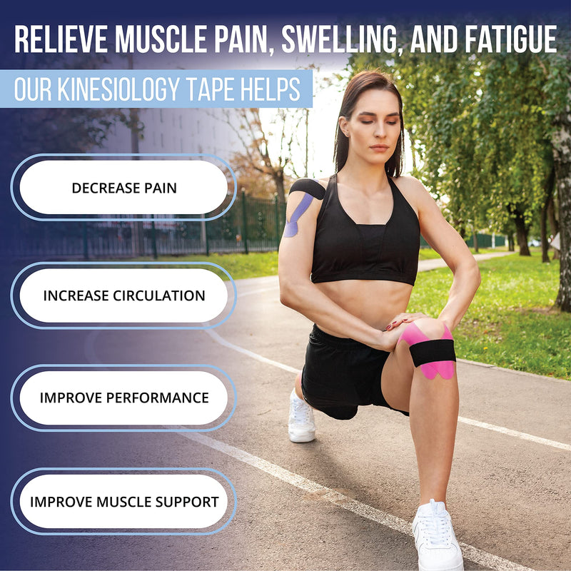 SB SOX Original Cotton Kinesiology Tape (16ft Uncut Roll) – Best Latex Free, Water Resistant Tape for Muscles/Joints – Perfect for Any Activity – Easy to Apply/Use, Works Great for Several Days! Nude - BeesActive Australia