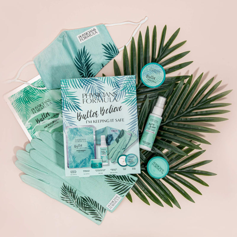 Physicians Formula Butter Believe I'm Keeping It Safe Kit, Hand Sanitizer, Face Mask, Lip Treatment - BeesActive Australia