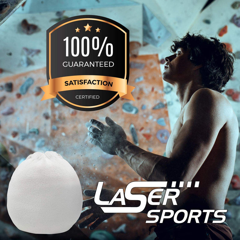 Laser Sports Chalk Ball Sock - Great for Weightlifting and Powerlifting - Increase Your Grip While Rock Climbing and Performing Gymnastics - for Men and Women - 3oz - BeesActive Australia