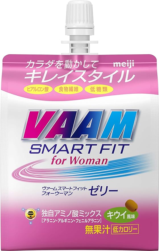 VAAM Meiji VAAM Smart Fit for Woman Jelly, Kiwi Flavor, 6.3 oz (180 g) x 6 Packs - BeesActive Australia