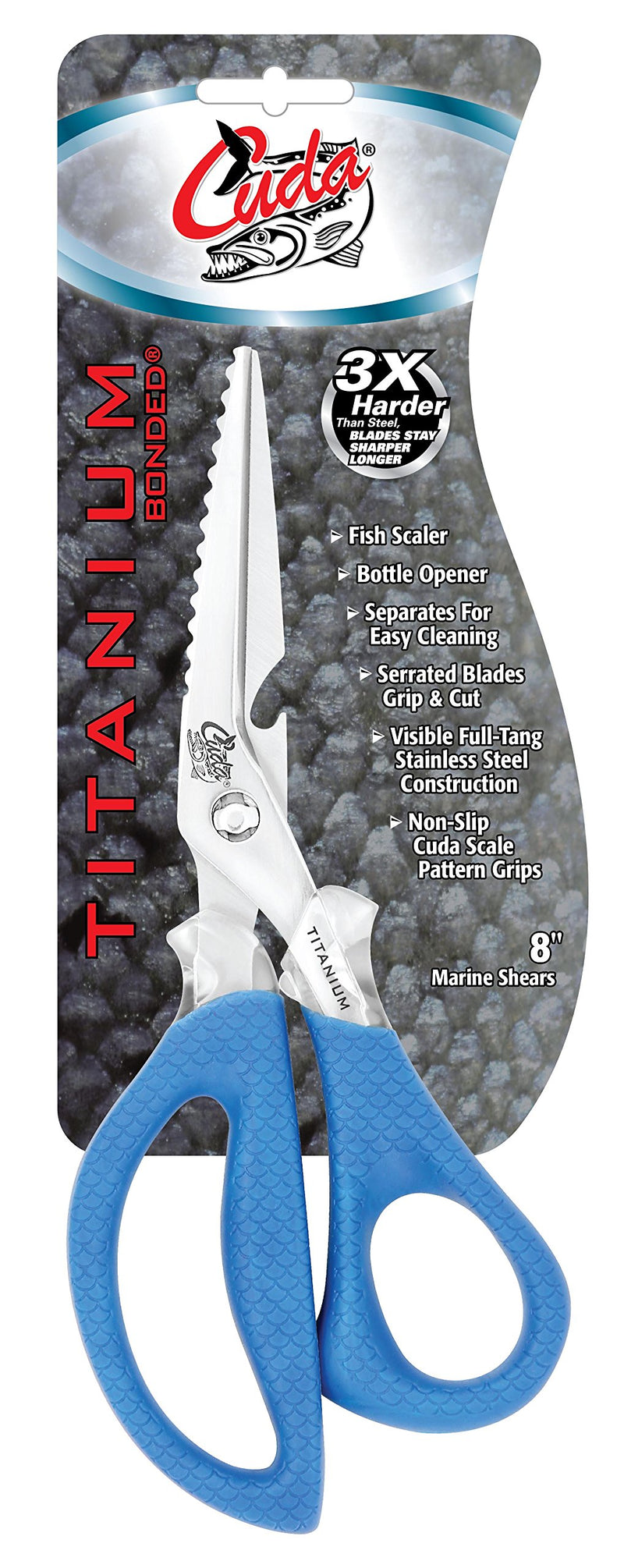 [AUSTRALIA] - Cuda 8" Titanium Bonded Detachable Marine Shears 