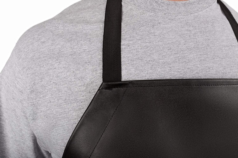 KNG 2 Pack Heavy Duty Waterproof Vinyl Apron Extra Long – Dishwashing, Butcher, Dog Grooming, Fish Cleaning, Chemical Resistant, Lab and Industrial Apron – Black Pack Of 2 - BeesActive Australia