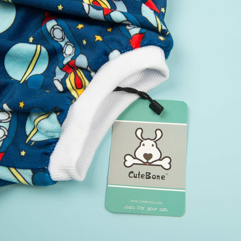 CuteBone Dog Pjs Onesies Pet Clothes Jumpsuit Cat Apparel Soft Puppy Pajamas X-Large Rocket - BeesActive Australia