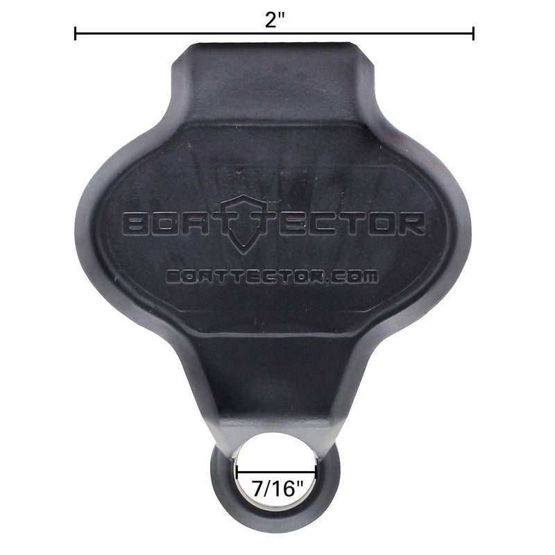 [AUSTRALIA] - Extreme Max Black 3005.5067 BoatTector Pontoon Rail Fender Hanger/Adjuster, Pack of 4 