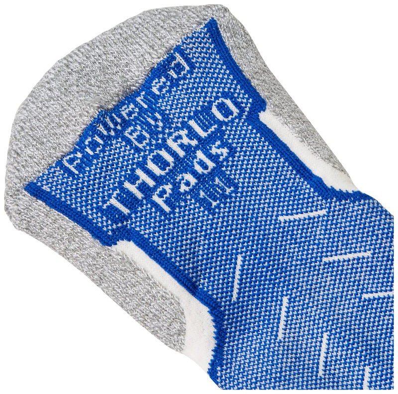 thorlos unisex-adult mens Xccu Thin Cushion Running Low Cut Socks Small Royal (3 Pair Pack) - BeesActive Australia