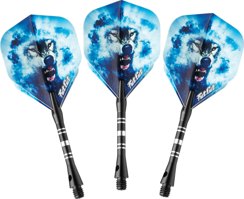 [AUSTRALIA] - Fat Cat Predator 80% Tungsten Steel Tip Darts with Storage/Travel Case, 23 Grams 