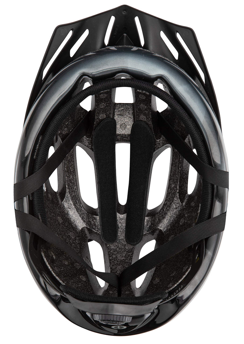 Schwinn Intercept Youth/Adult Bike Helmet, Dial-Fit Adjustment, 10 Air Vents, Removable Sun Visor, Multiple Colors Adult Black - BeesActive Australia
