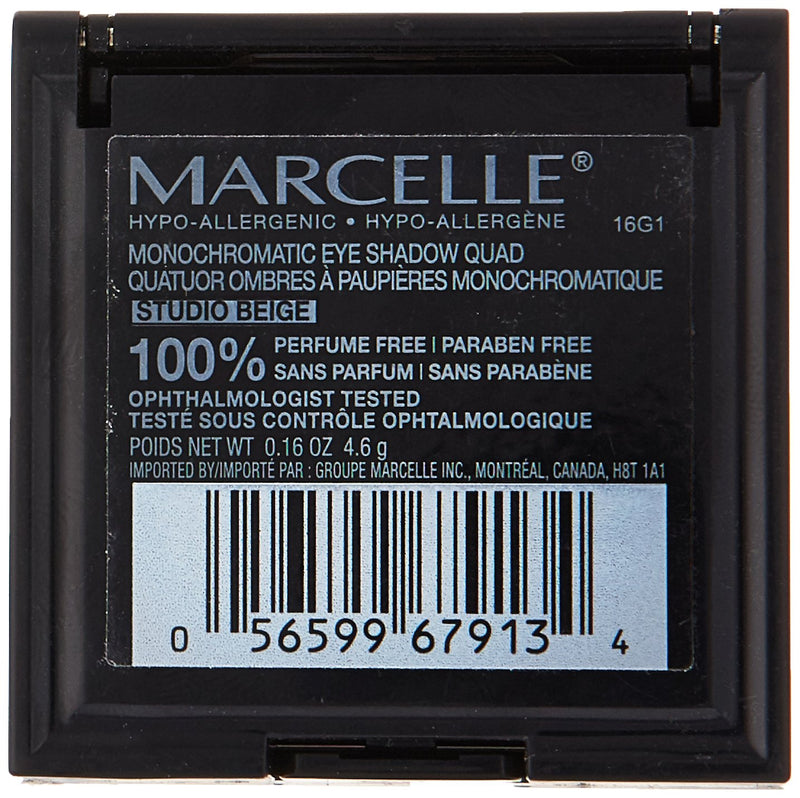 Marcelle Monochromatic Eyeshadow Quad, Moonlighting, 4.60 Gram - BeesActive Australia