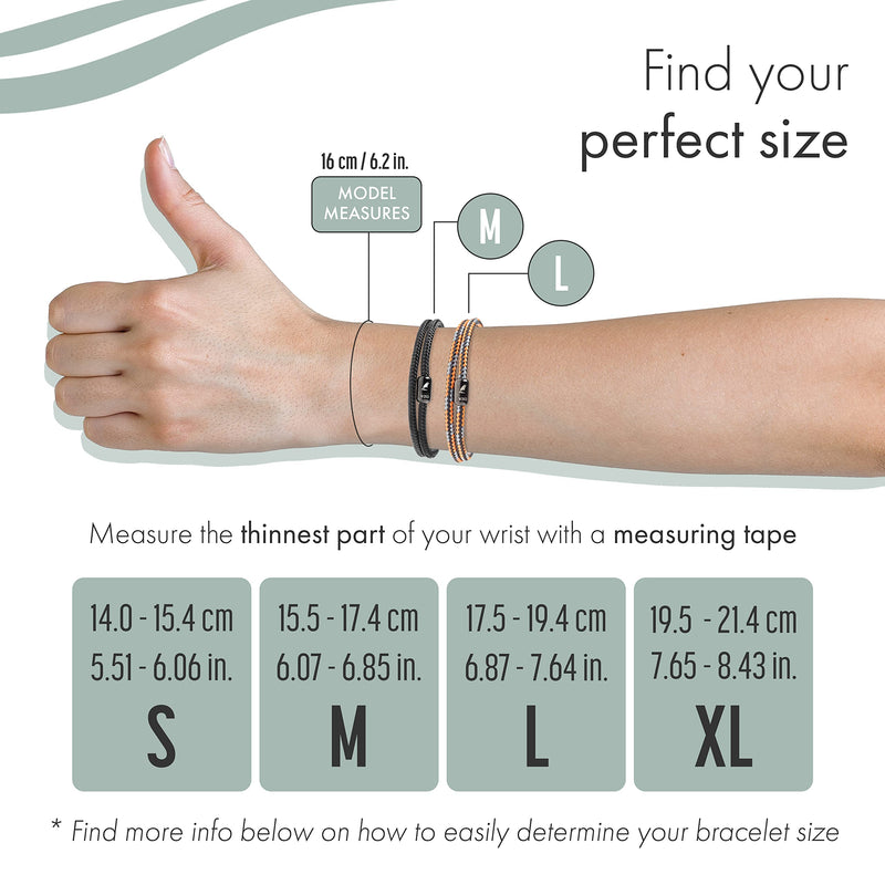 Wind Passion - Paracord Bracelet for Men - Bracelet for Women - Magnetic Bracelet for Men - Rope Bracelet for Men Wrist Bracelet - Bracelet String With Magnetic Clasp - Sturdy & Waterproof Surfer Bracelets - Valentine's Day Gift - BeesActive Australia