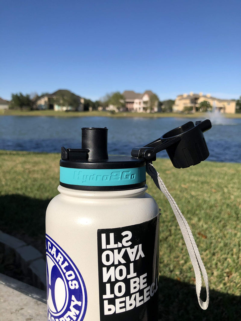 Auto Flip Lid for Hydro Flask Wide Mouth 18, 20, 32, 40, 64oz, Great Spout Cap for Simple Modern, Takeya, Iron Flask and Other Brands, BPA-Free & Leak Proof 1pc - BeesActive Australia