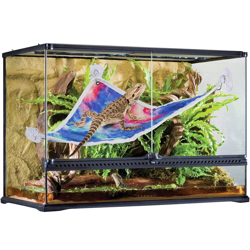 Bearded Dragon Hammock Reptile Lounger, Lizards Hammocks, Terrarium with Suction Cups Habitat Decor Hammock for Climbing Chameleon Hermit Crab Lizards Gecko - BeesActive Australia