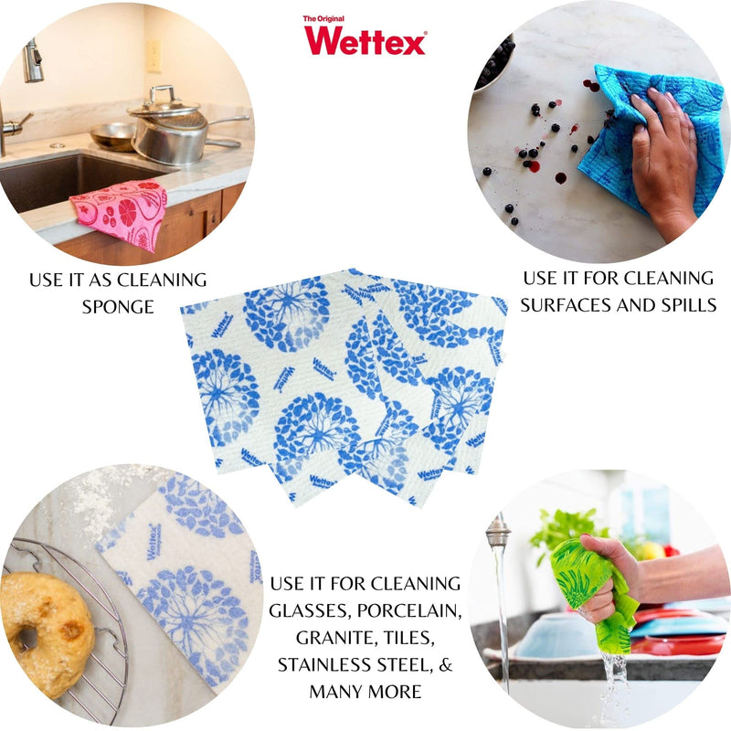 Wettex 4-Pack Swedish Superabsorbent Bio Dishcloth The Original - BeesActive Australia