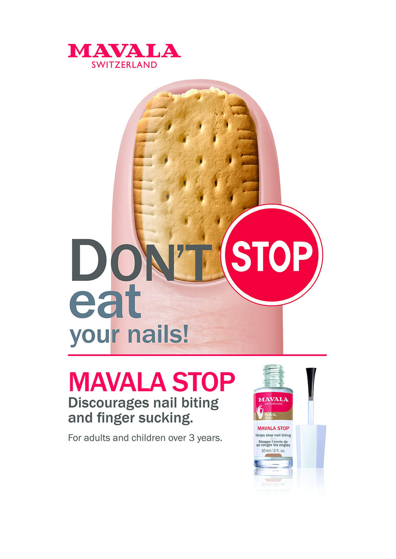 Mavala Stop Deterrent Nail Polish Treatment | Nail Care to Help Stop Putting Fingers In Your Mouth | For Ages 3+ | 0.17 oz - BeesActive Australia