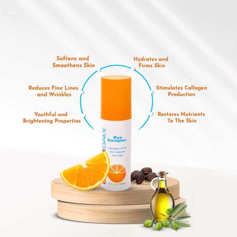 OrangeDaily Vitamin C Anti Aging and Firming Eye Complex to Hydrate, Firm and Reduce Fine Lines, 15ml - BeesActive Australia