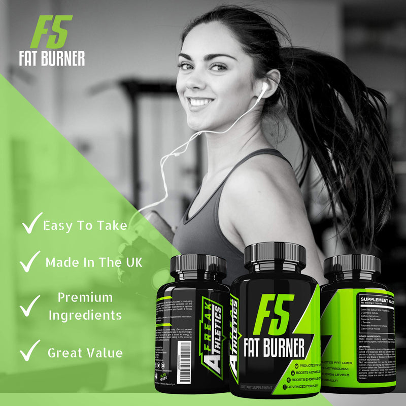 F5 by Freak Athletics - Suitable for Both Men & Women - 90 Capsules - Made in The UK - BeesActive Australia