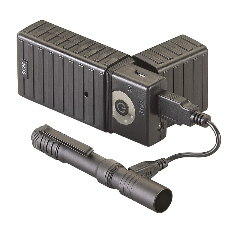 Streamlight 66604 250 Lumen MicroStream USB Rechargable Pocket Flashlight,Black - BeesActive Australia