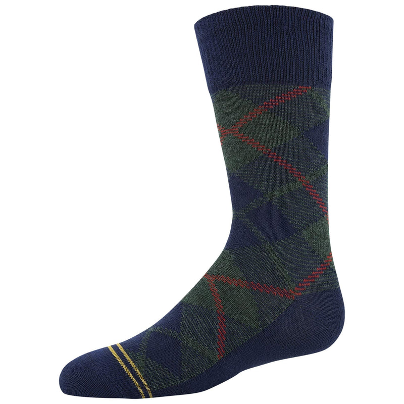 Gold Toe boys Dress Crew Socks, 3 Pairs Shoe Size: 3-9 Peacoat/Grey Heather/Red - BeesActive Australia