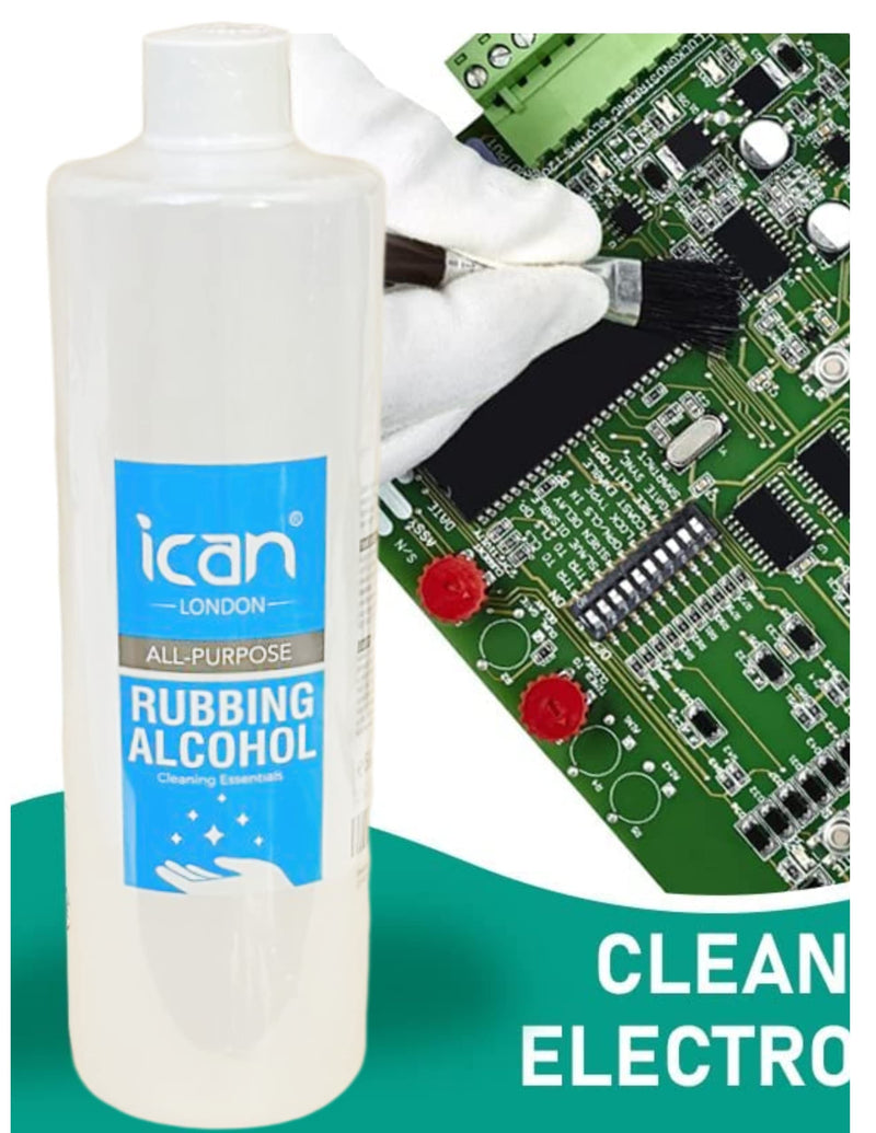 ICAN Multi Purpose isopropyl rubbing Alcohol 99.9% Pure Isopropanol 500ml ( 17.59 oz ) - BeesActive Australia