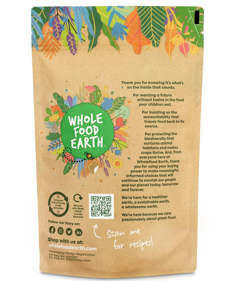 Wholefood Earth - Chia Seeds 500 g | GMO Free | Natural | Vegan | High Fibre | High Protein Single - BeesActive Australia
