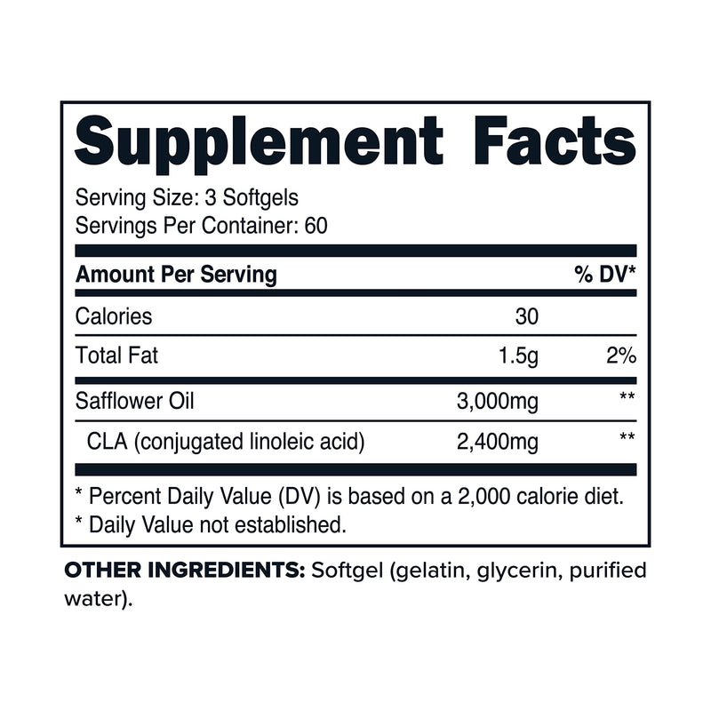Primaforce CLA 2400 mg per Serving (180 softgels) Weight Management Supplement for Men and Women, Non-Stimulating, Non-GMO & Gluten Free 180 Count (Pack of 1) - BeesActive Australia