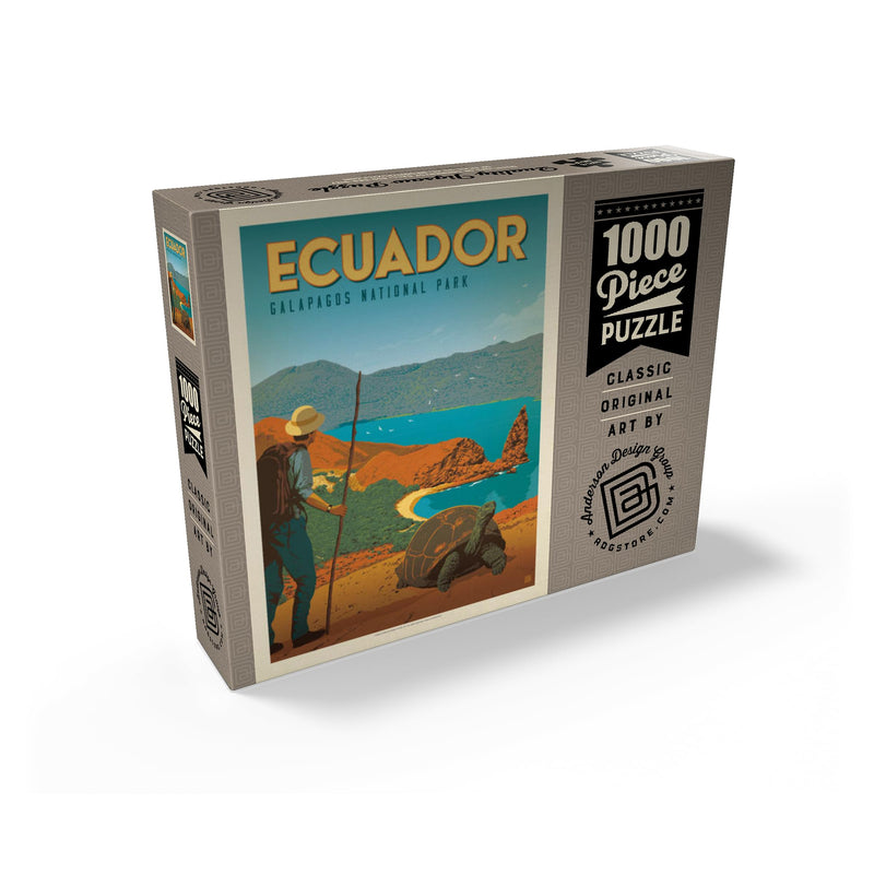 Ecuador: Galapagos National Park, Vintage Poster - Premium 1000 Piece Jigsaw Puzzle for Adults 1000 Pieces - BeesActive Australia