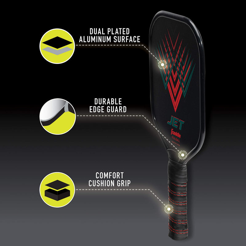 Franklin Sports Pickleball Paddle - Aluminum Pickleball Racket - USA Pickleball (USAPA) Approved Red - BeesActive Australia