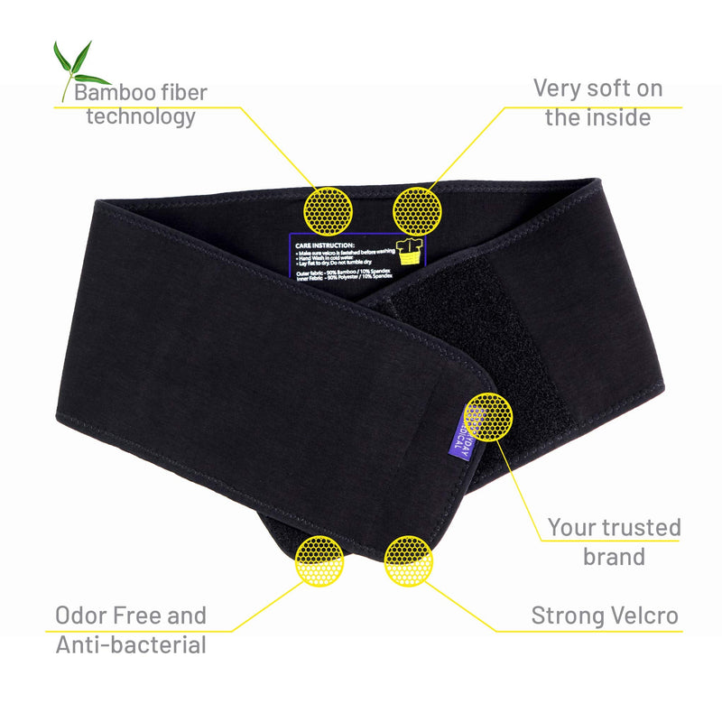 Everyday Medical Broken Rib Brace for Men and Women - Bamboo Charcoal Rib Support Compression Brace - accelerates The Healing of Cracked, Dislocated, Fractured and Post-Surgery Ribs - XLarge XL (Pack of 1) - BeesActive Australia