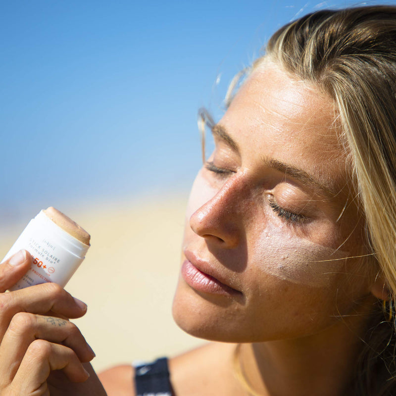 Eq | Natural Mineral Sun Stick Balm SPF50+ - Face Body - Very High Solar UVA UVB Protection 10g - Gold - BeesActive Australia