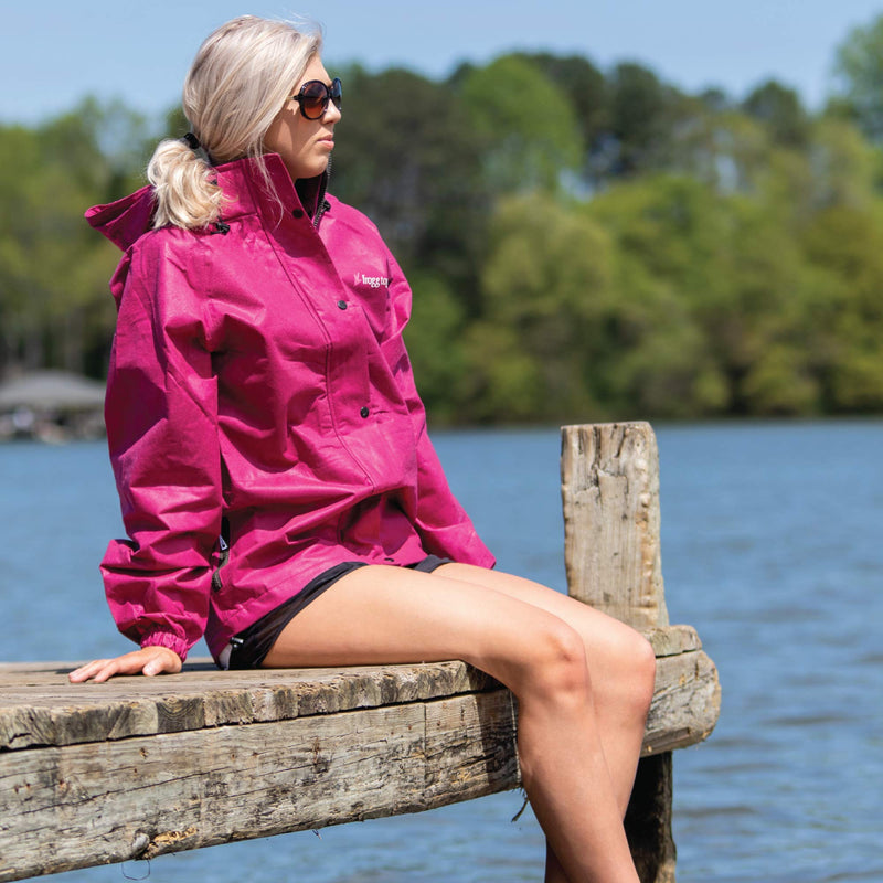 [AUSTRALIA] - FROGG TOGGS Women's Classic Pro Action Waterproof Breathable Rain Jacket Large Cherry 