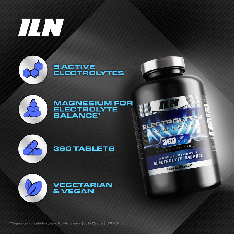 Electrolytes Tablets XXL - 1500mg Electrolytes - Keto Suitable Electrolyte Supplement - Vegan & Vegetarian (360 Tablets) 360 Count (Pack of 1) - BeesActive Australia