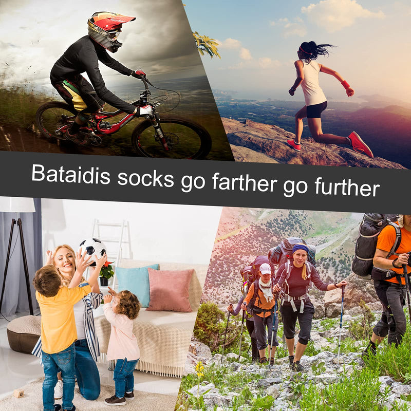 BATAIDIS Womens Running Socks No Show Athletic Cushioned Ankle Socks S-M(9-11) Blue1 - BeesActive Australia