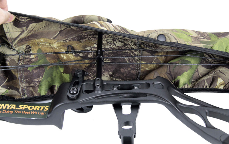 SUNYA Neoprene Compound Bow Sling, Silent Hunting or Fast Movement 2 Carrying Modes Switchable. Removable & Adjustable Shoulder Strap. Camouflage Fabric. - BeesActive Australia