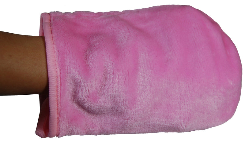 Plush Microfiber Towels/WASHCLOTHS, Ultra Soft Thick (Mittens - Pink, Lavender) Mittens - Pink, Lavender - BeesActive Australia
