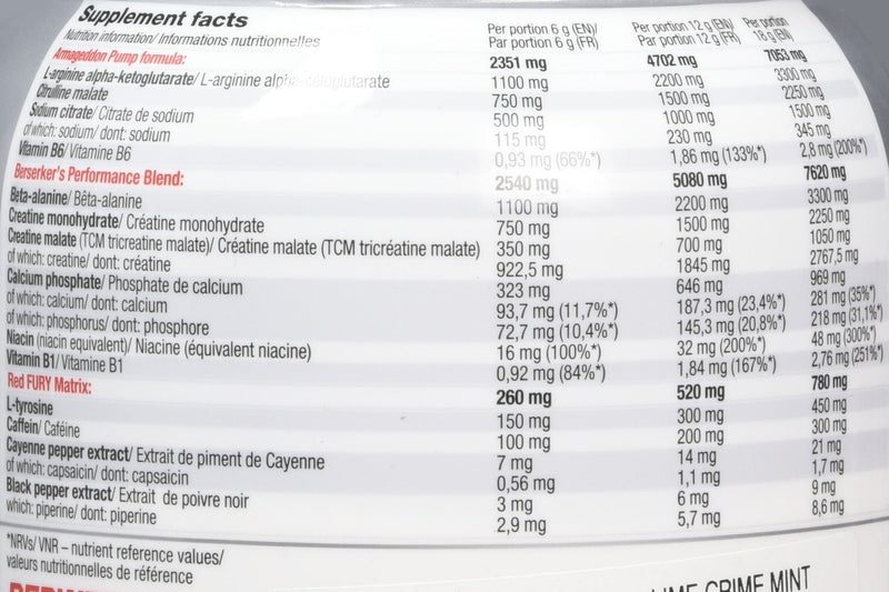 Olimp Labs Crime Mint Redweiler Recovery and Energy Supplement, 480g - BeesActive Australia
