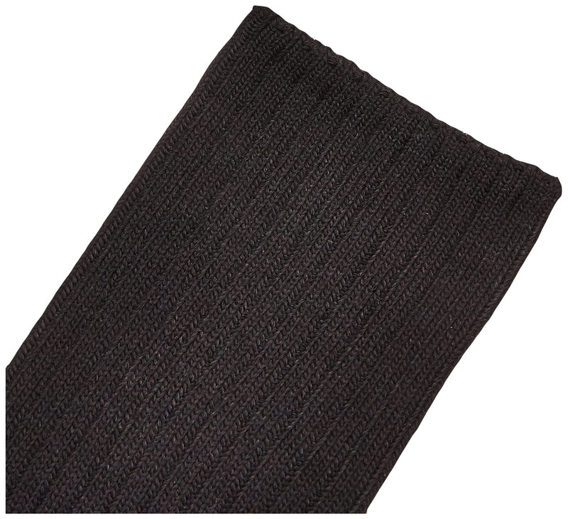 Chaps Men's Assorted Rib Dress Crew Socks (3 Pack) 6-12 Black - BeesActive Australia