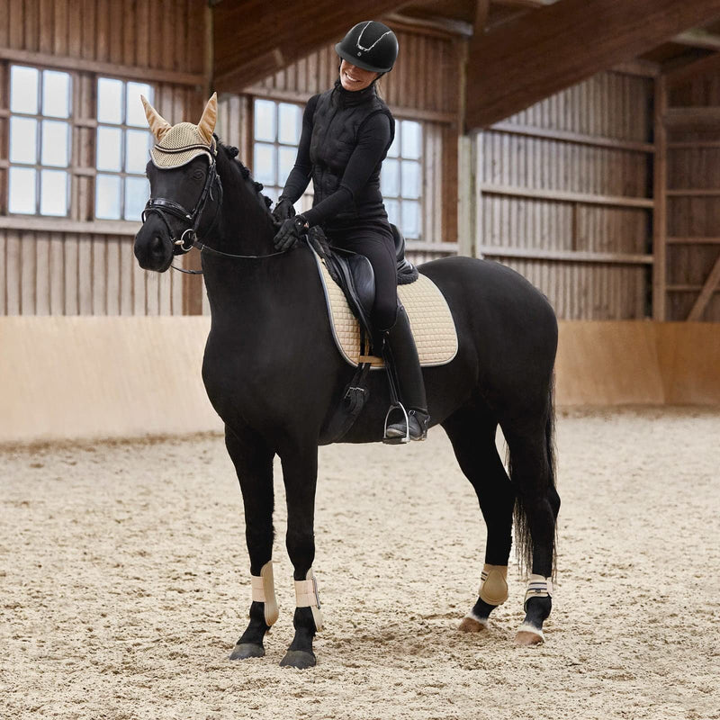 HORZE Adepto Fetlock Boots Horse Safari Brown - BeesActive Australia