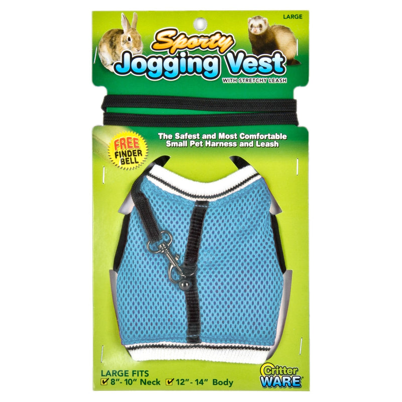 Ware Manufacturing Nylon Walk-N-Vest Pet Harness and Leash for Small Pets Large - BeesActive Australia